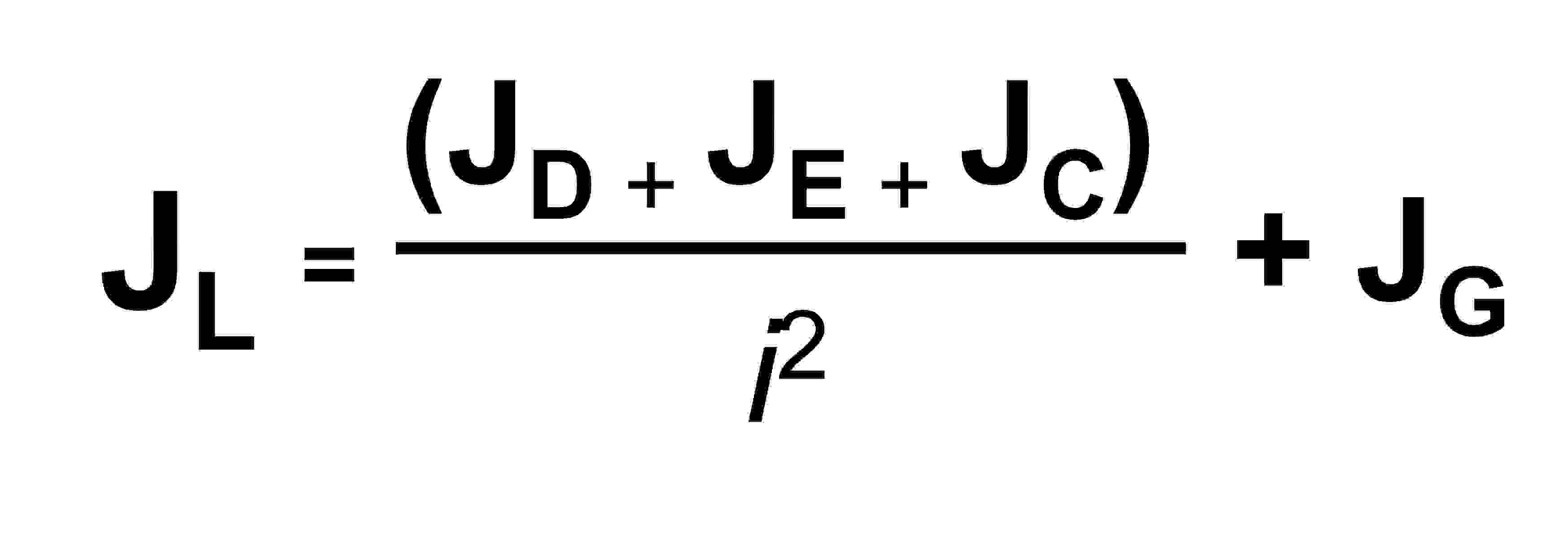 Fórmula para calcular la relación de inercia (con reductor)